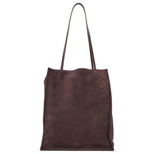 The Row Brown Suede To Go Tote Bag